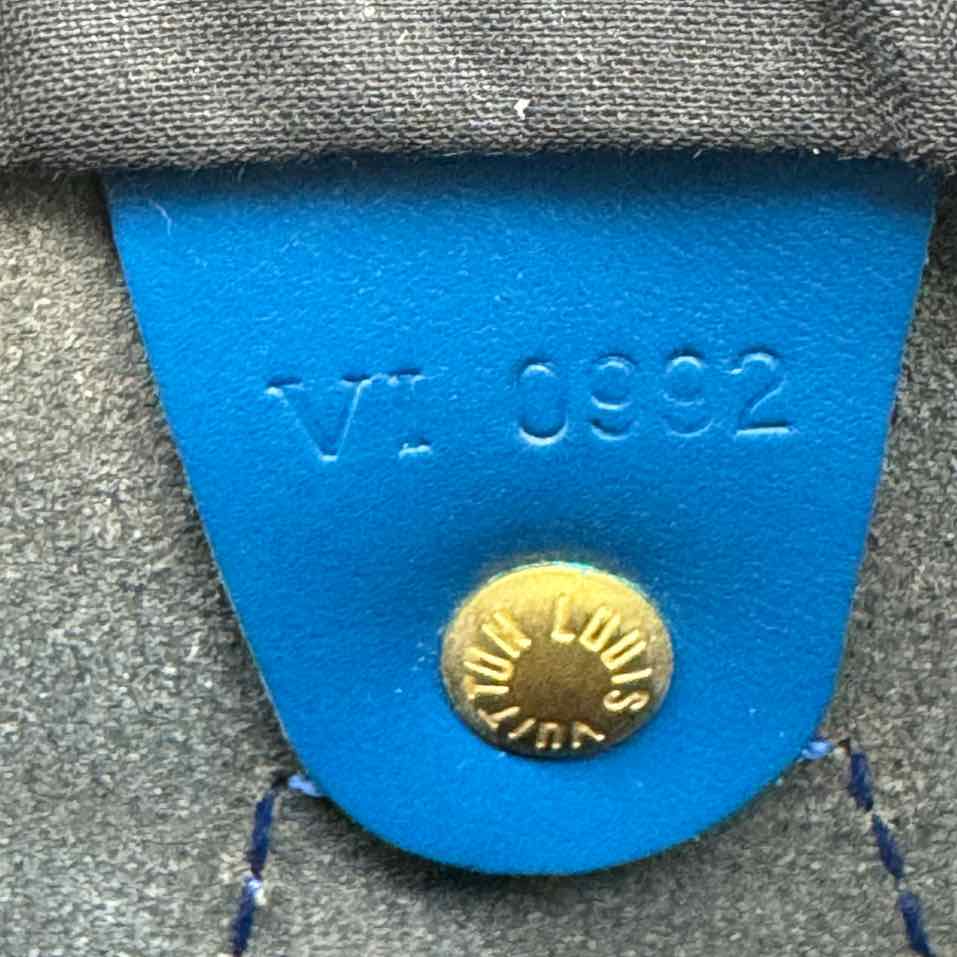 LOUIS VUITTON Epi Speedy 35 Blue (Pre-Owned)