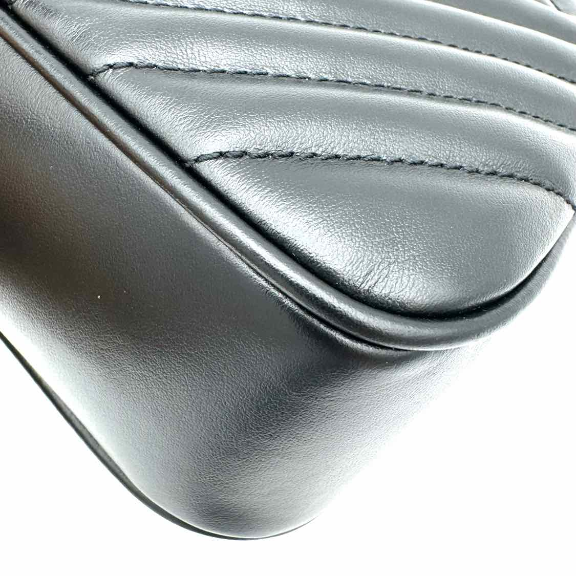 SAINT LAURENT Medium Quilted Leather Lou Camera Bag Bronze Hardware