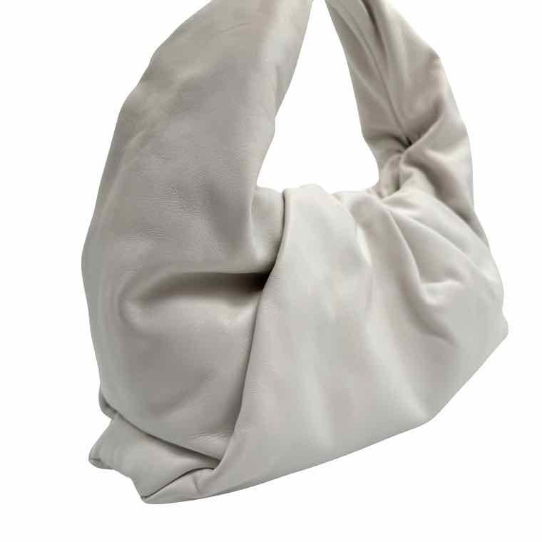 BOTTEGA VENETA Smooth Butter Calfskin Small The Shoulder Pouch White