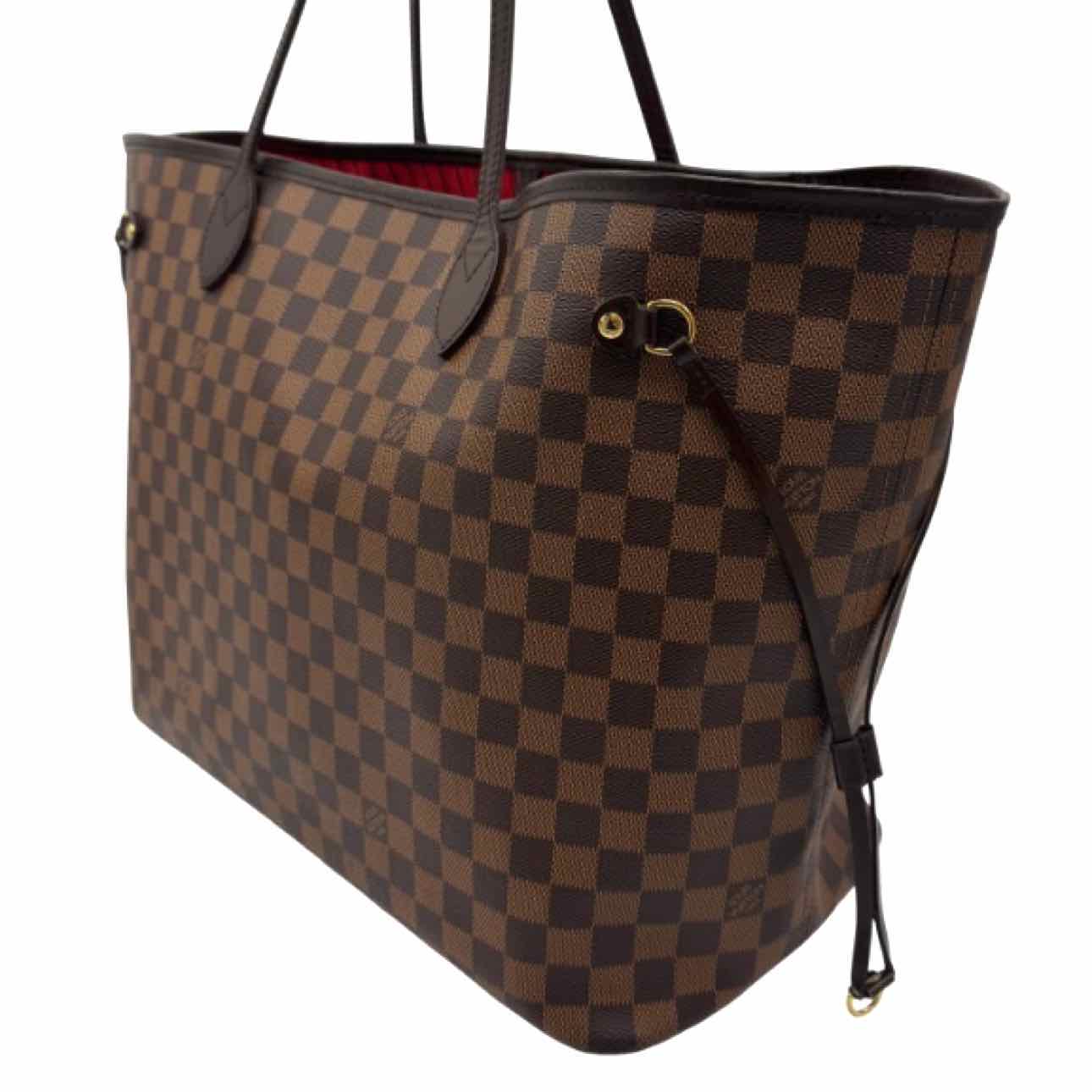LOUIS VUITTON Damier Ebene Neverfull GM Brown Tote Bag