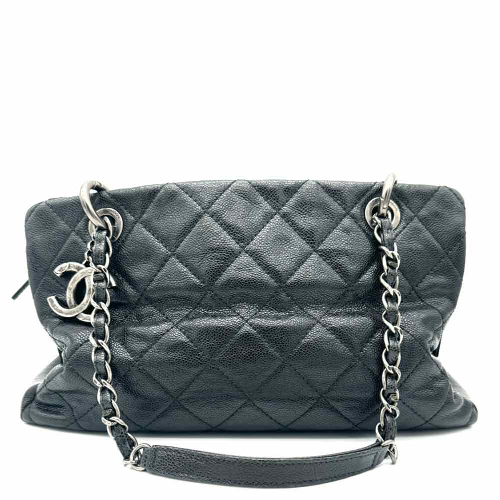 Chanel Iridescent Quilted Caviar Chic Shopping Tote