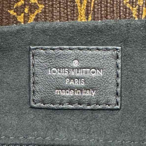 LOUIS VUITTON Monogram Canvas Pleated Explorer Bag (Pre-Owned)