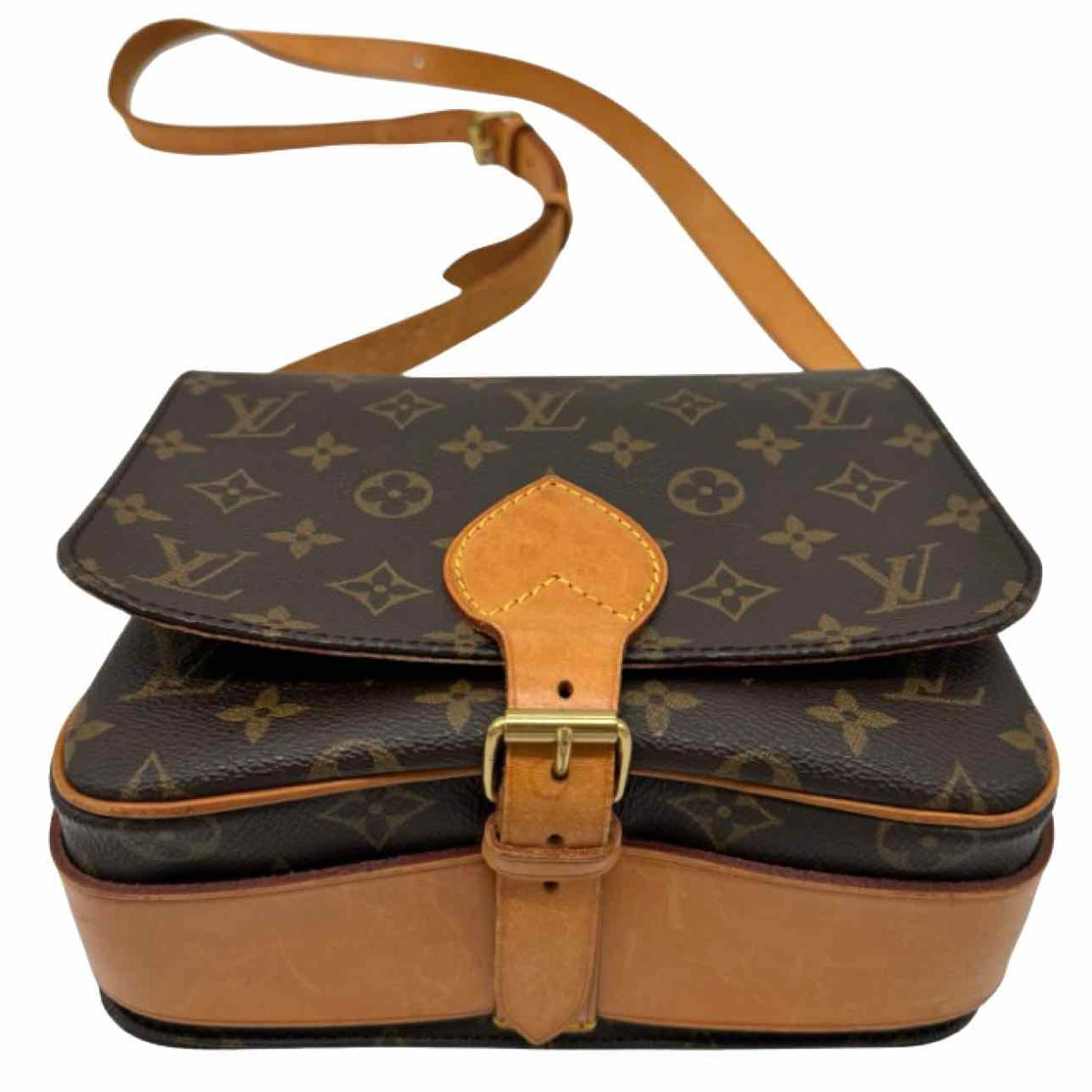 LOUIS VUITTON Monogram Canvas Cartouchiere PM Crossbody