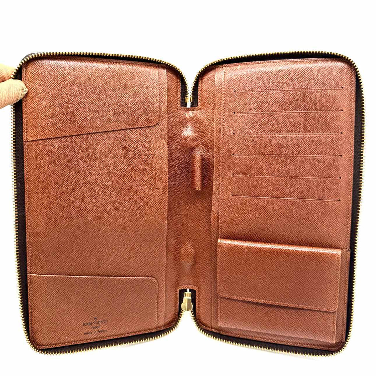 LOUIS VUITTON Monogram Canvas Organizer De Voyage Wallet