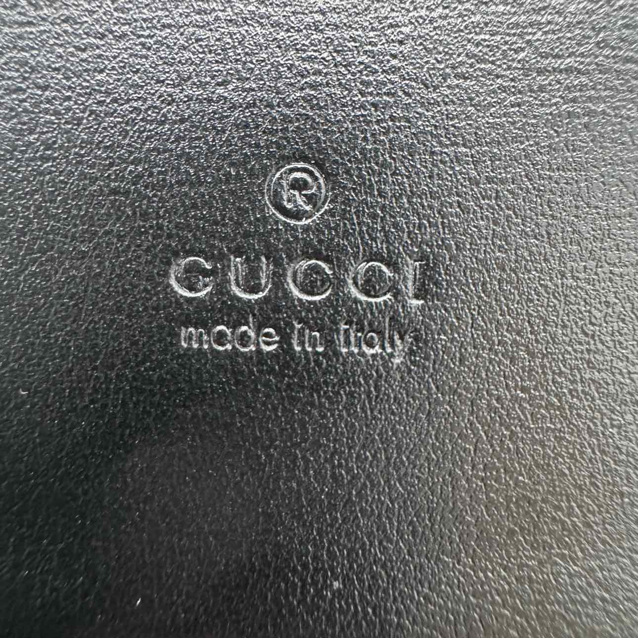 GUCCI Business Card Holder Black (Pre-Owned)