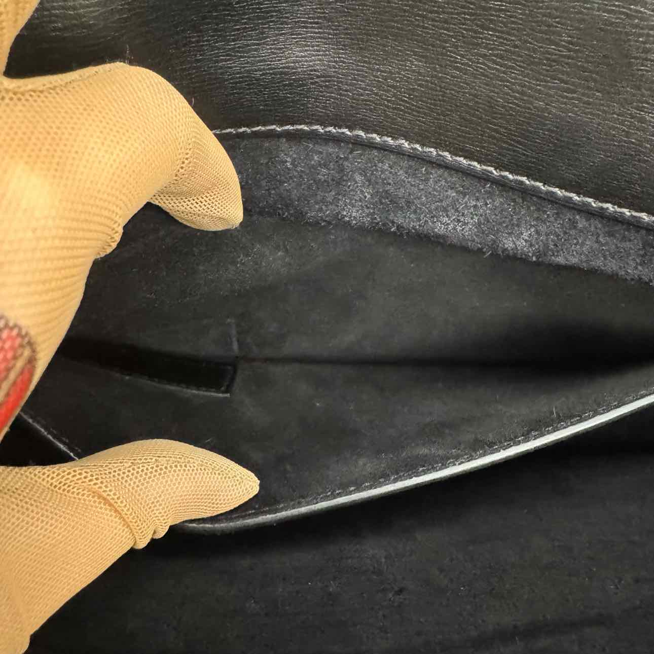 SAINT LAURENT Calfskin Large Sunset Shoulder Bag Black