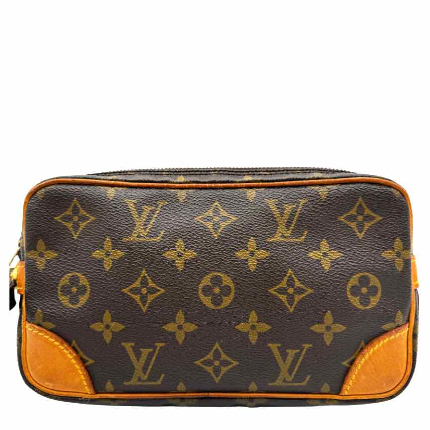 LOUIS VUITTON Monogram Canvas Pochette Marly Dragonne 26 (Pre-Owned)