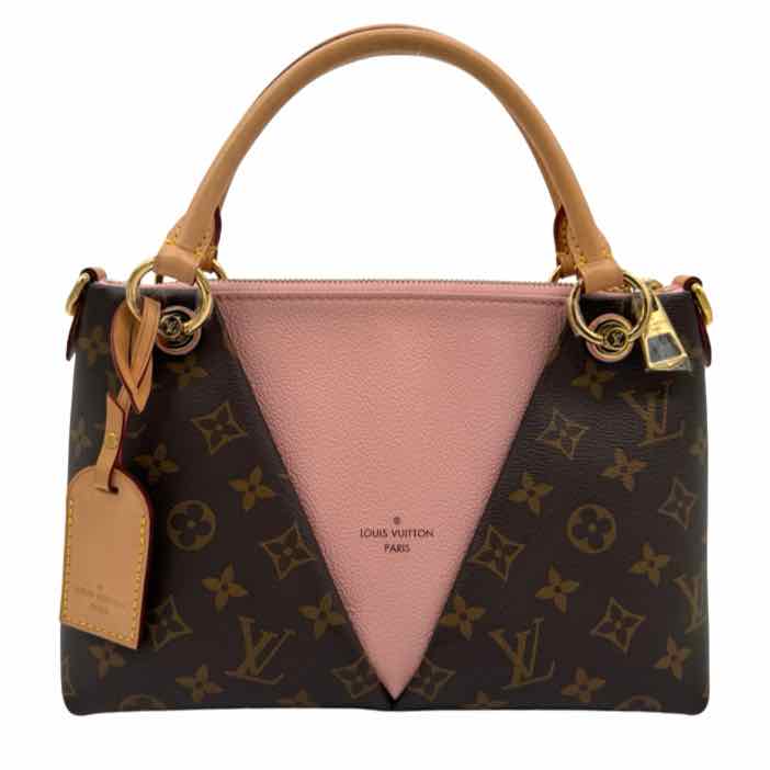 LOUIS VUITTON Monogram V Tote BB Rose Poudre (Pre-Owned)