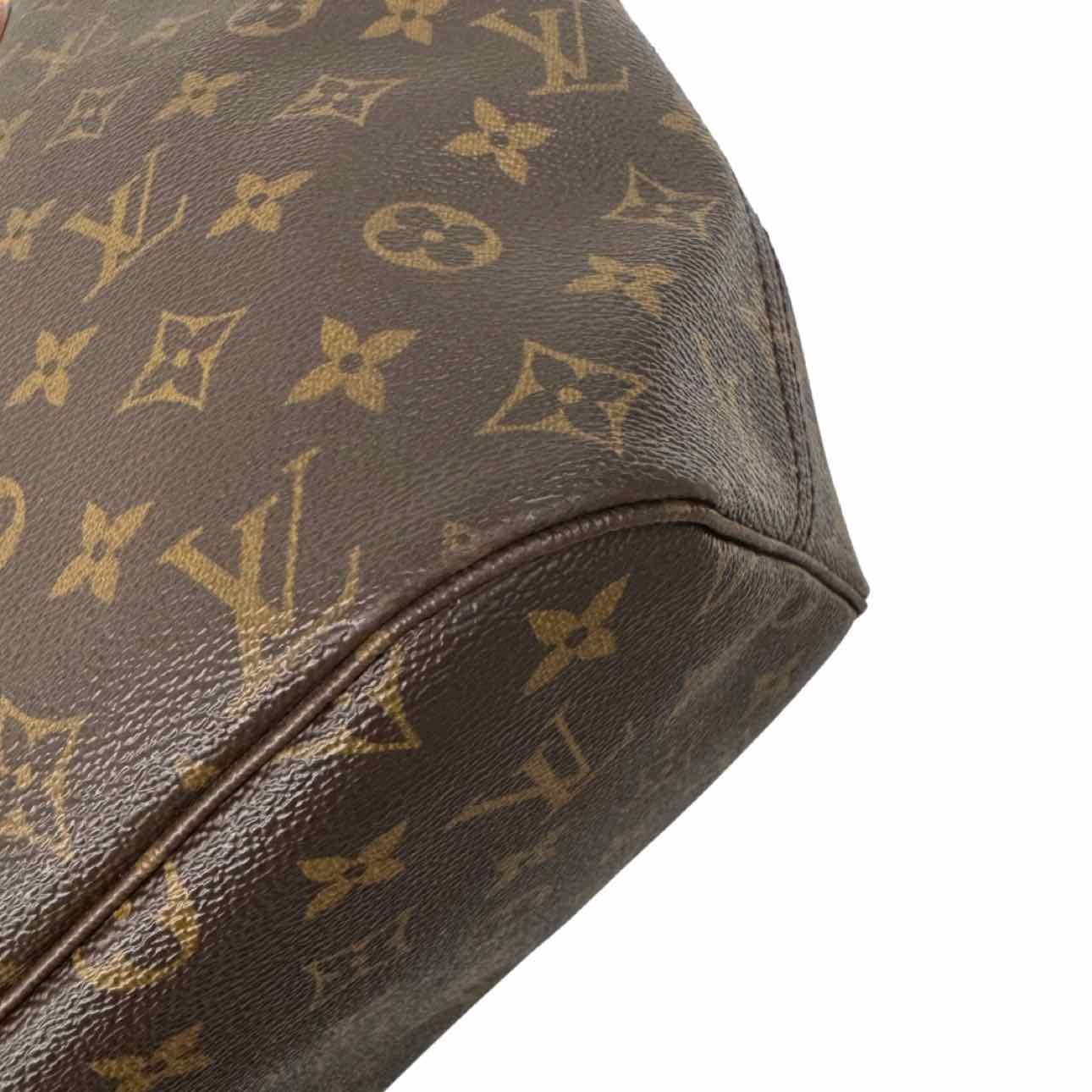 LOUIS VUITTON Monogram Canvas Neverfull MM Brown
