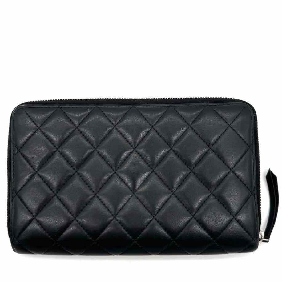 CHANEL Quilted Lambskin Zip Around Organizer Wallet (Pre-Owned)