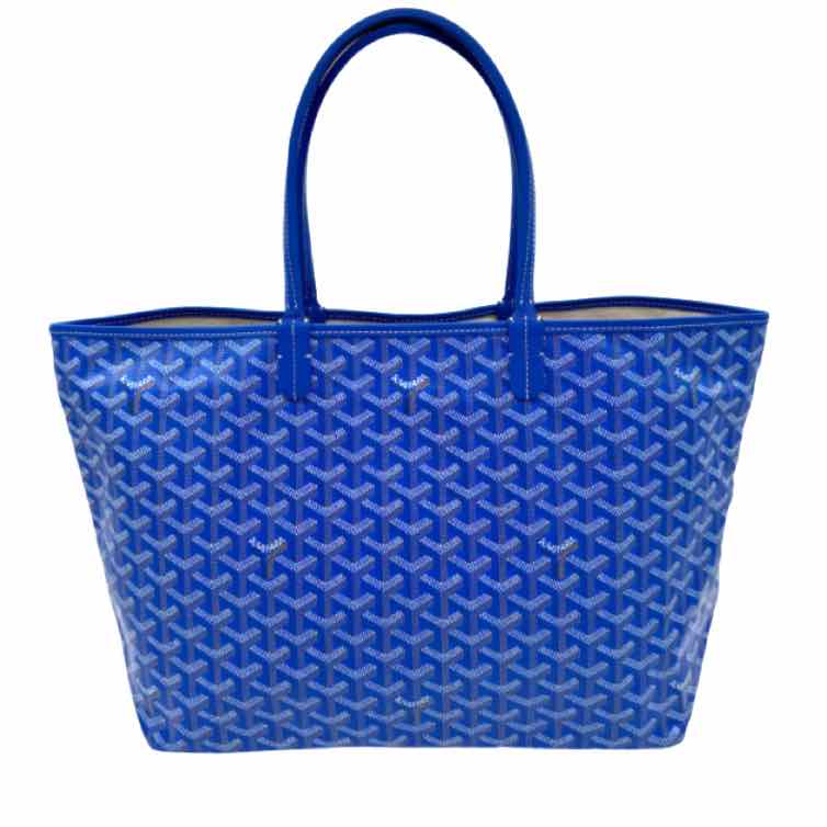 New Arrival - GOYARD Goyardine Saint Louis PM Tote Sky Blue (Pre-Owned)