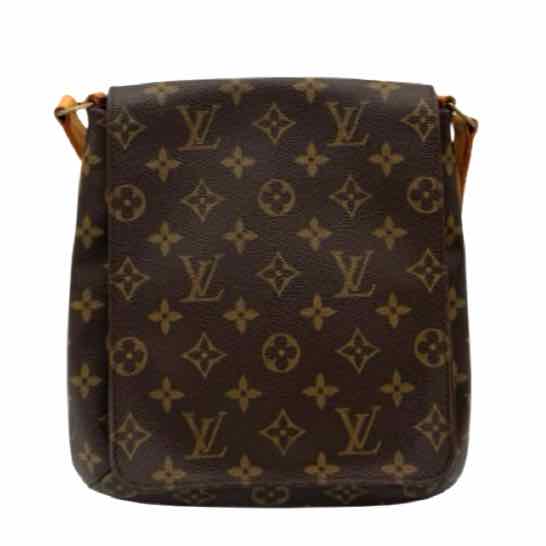 LOUIS VUITTON Monogram Canvas Musette Salsa Brown Crossbody (Pre-Owned)