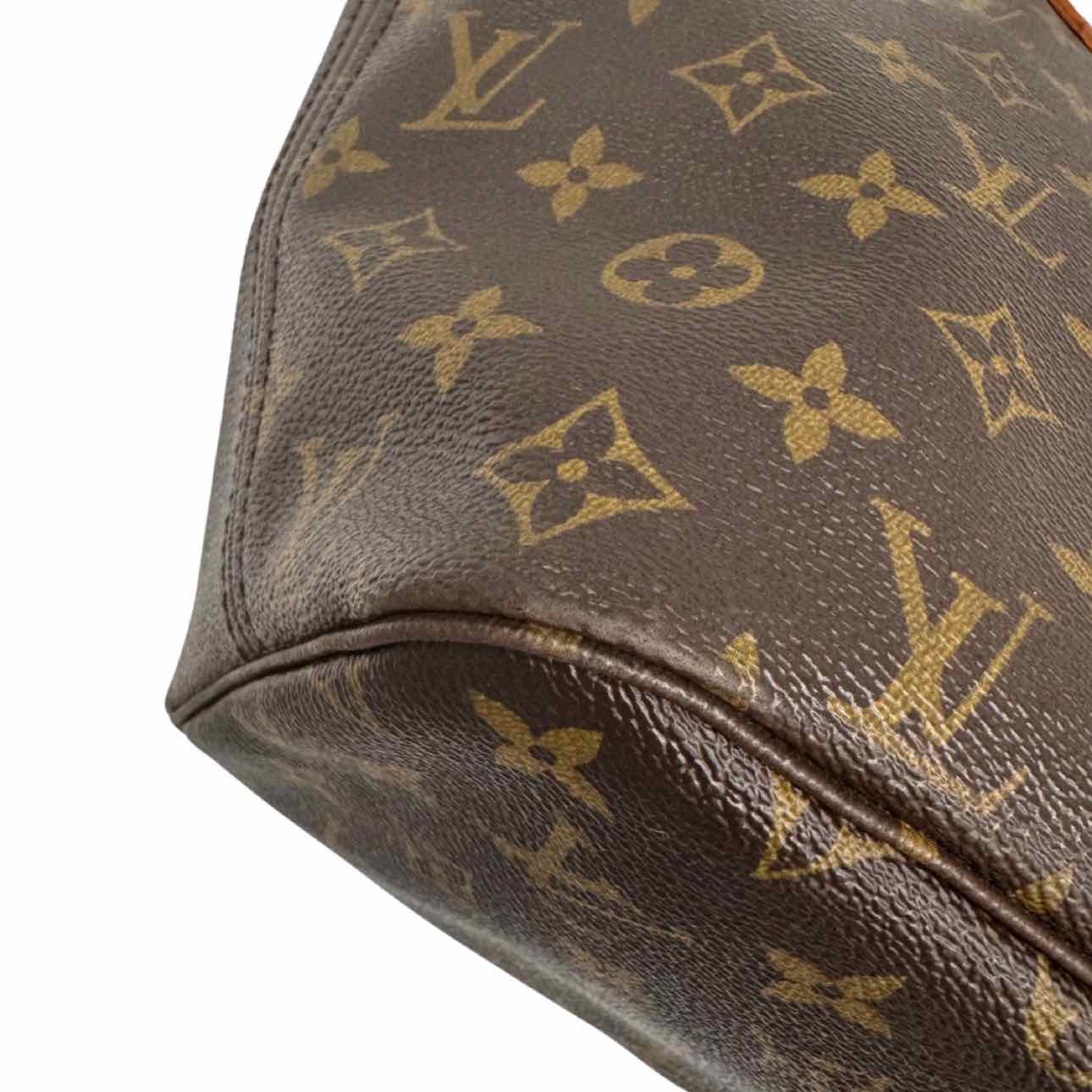 LOUIS VUITTON Monogram Canvas Neverfull MM Brown