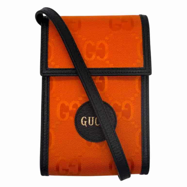 GUCCI Jumbo GG Off The Grid Mini Crossbody Bag Orange