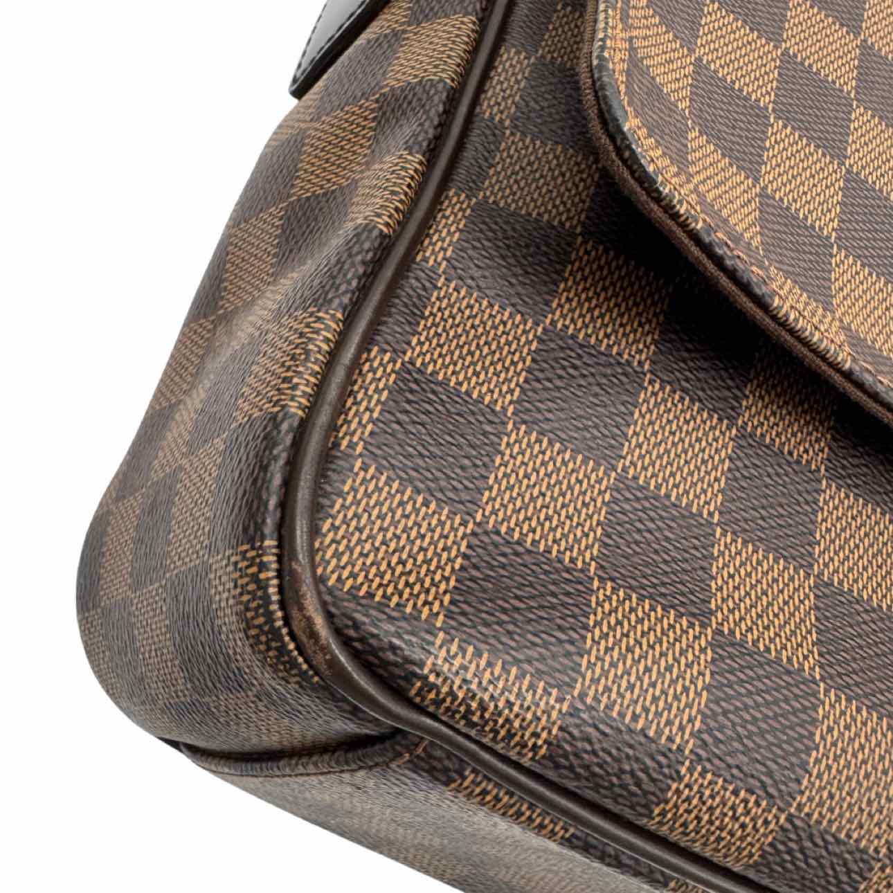 LOUIS VUITTON Damier Ebene Brown Messenger Bag