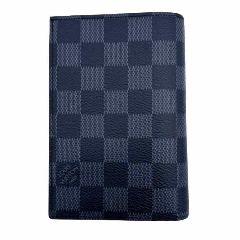 LOUIS VUITTON  Damier Graphite Passport Holder (Pre-Owned)