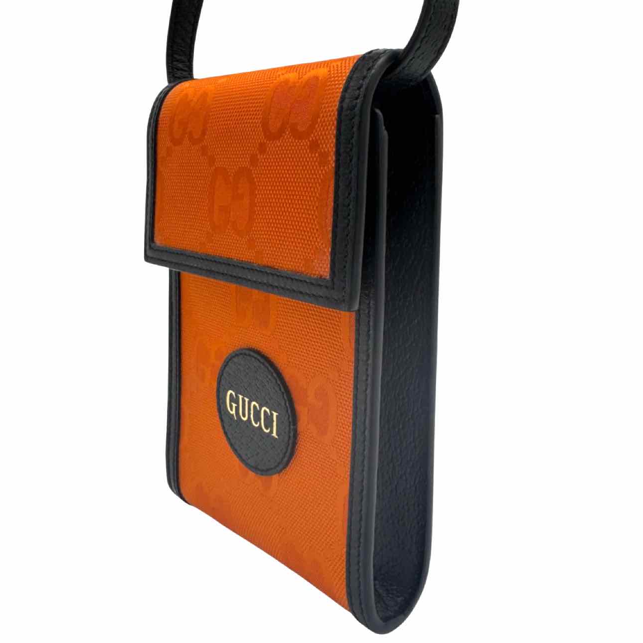 GUCCI Jumbo GG Off The Grid Mini Crossbody Bag Orange