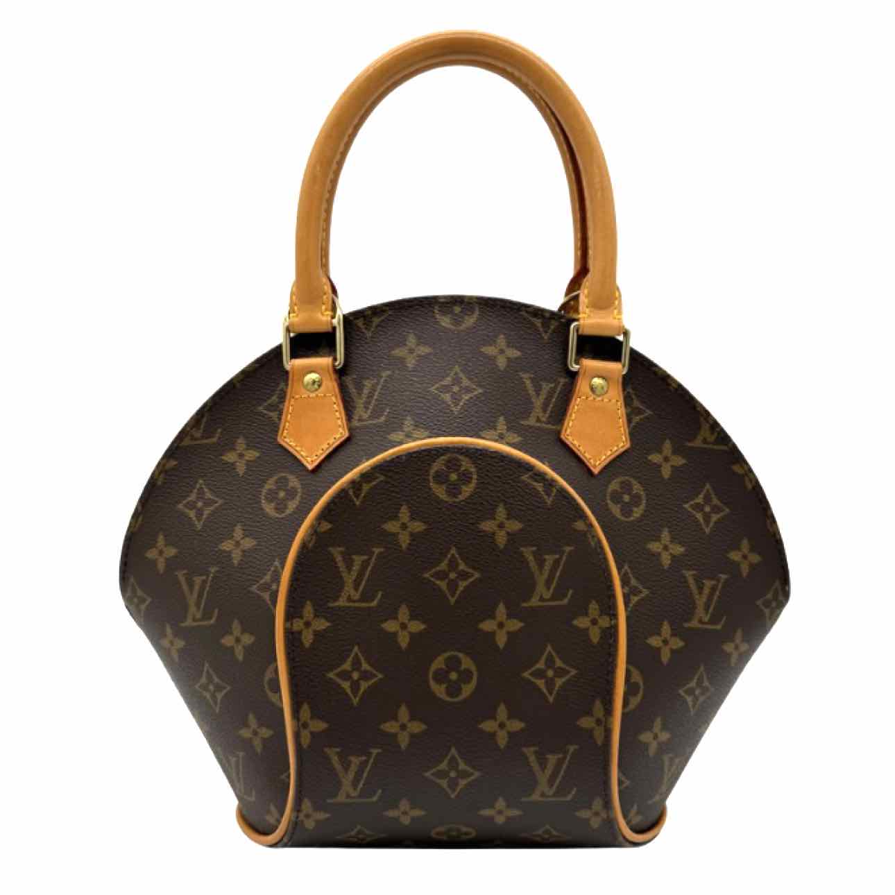 LOUIS VUITTON Monogram Canvas Small Ellipse Brown Handbag