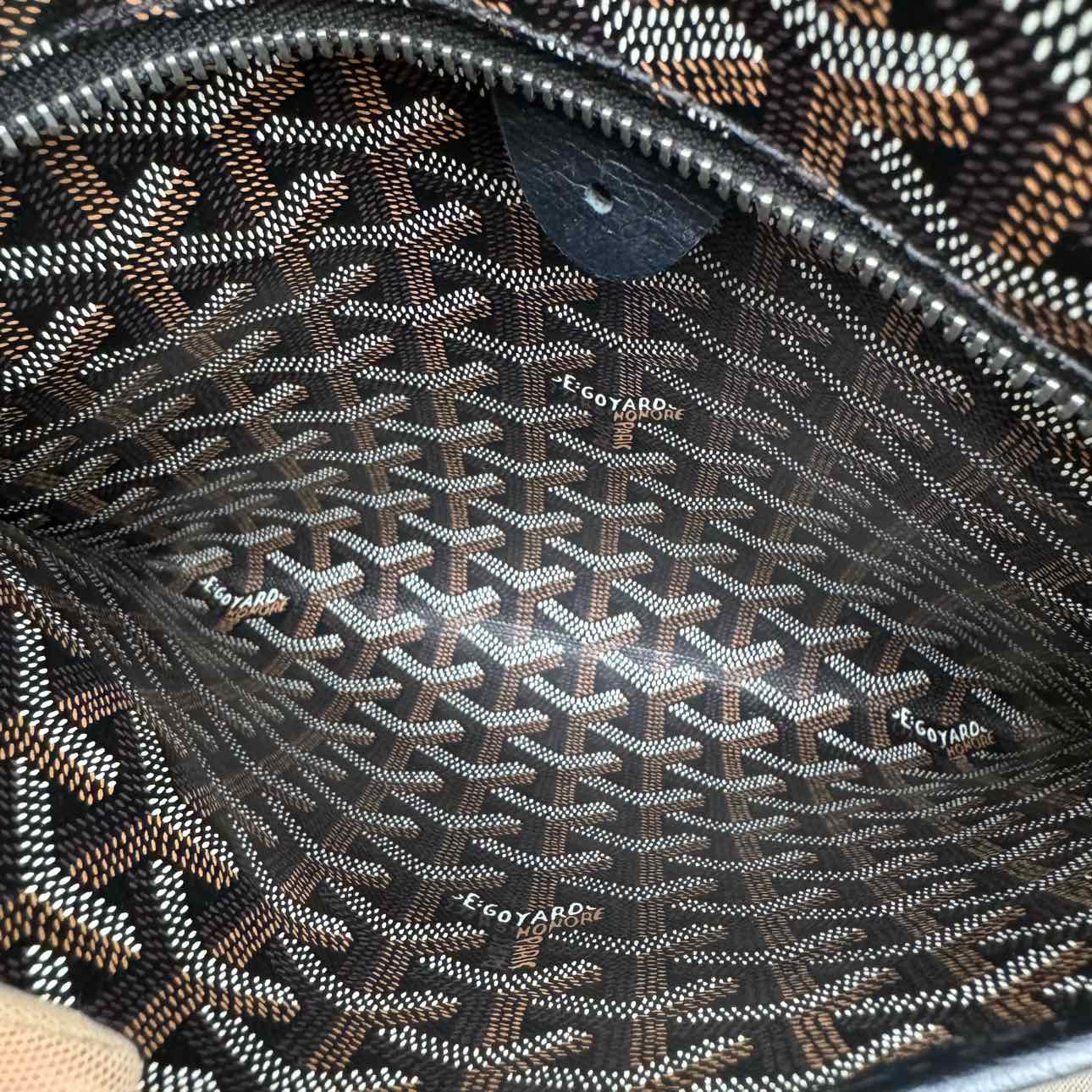 GOYARD Goyardine Artois MM Black Tote (Pre-Owned)