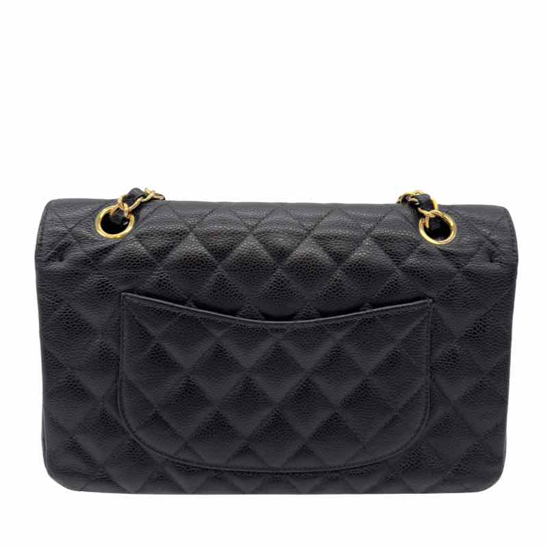 Chanel Caviar Medium Double Flap Gold HW (Pre-Owned)