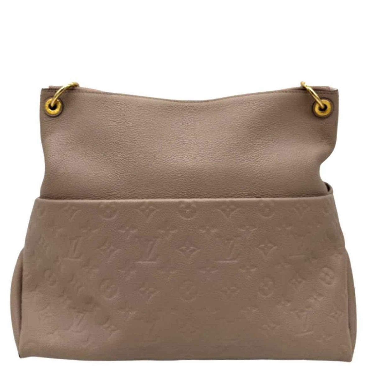 LOUIS VUITTON Empreinte Leather Maida Hobo Bag Beige