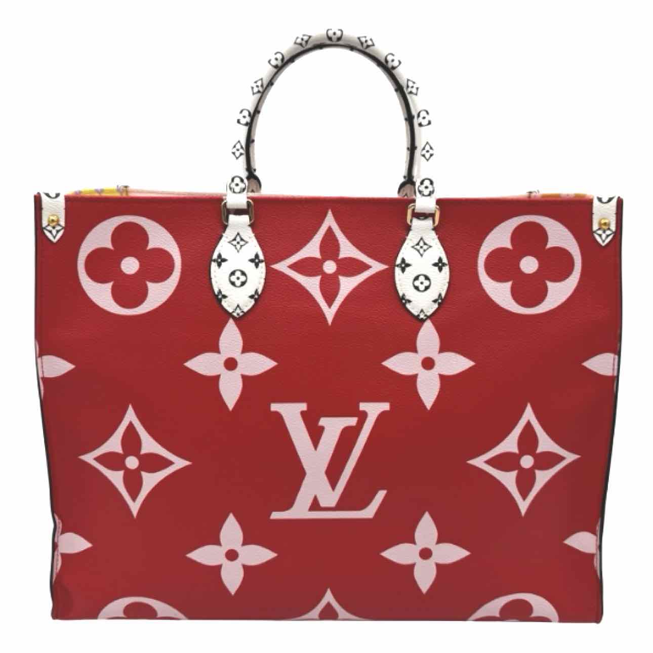 LOUIS VUITTON Monogram Giant OnTheGo GM Rouge Rose
