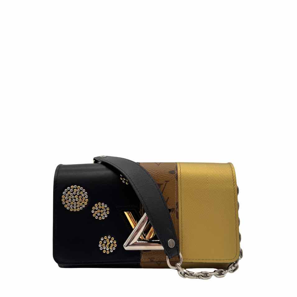 LOUIS VUITTON Reverse Night Lights Twist Chain Wallet (Pre-Owned)