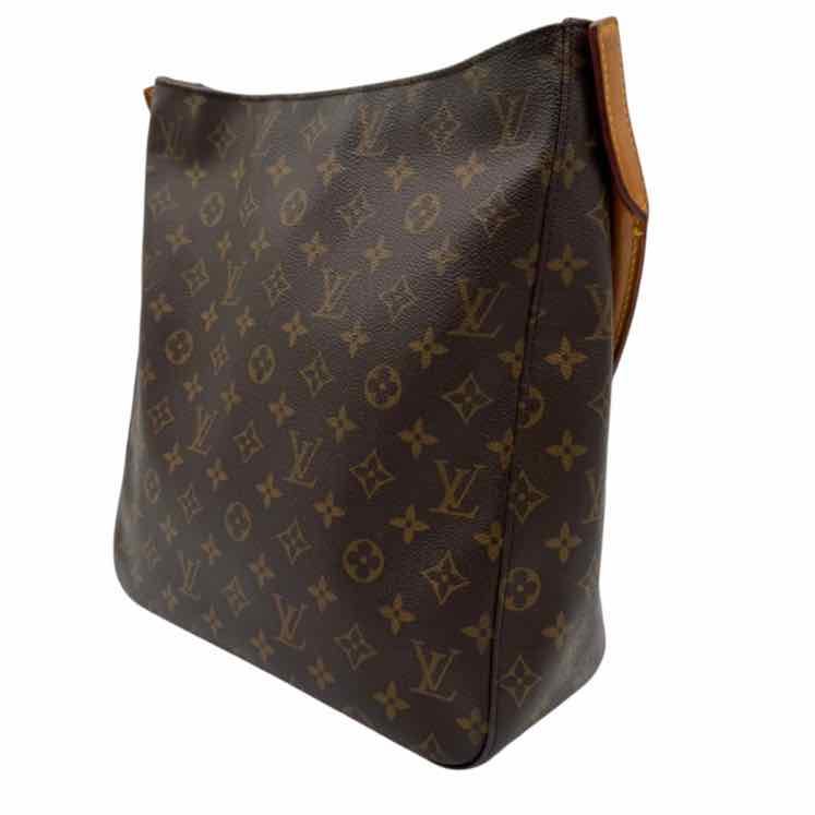 LOUIS VUITTON Monogram Canavas Looping GM Brown (Pre-Owned)