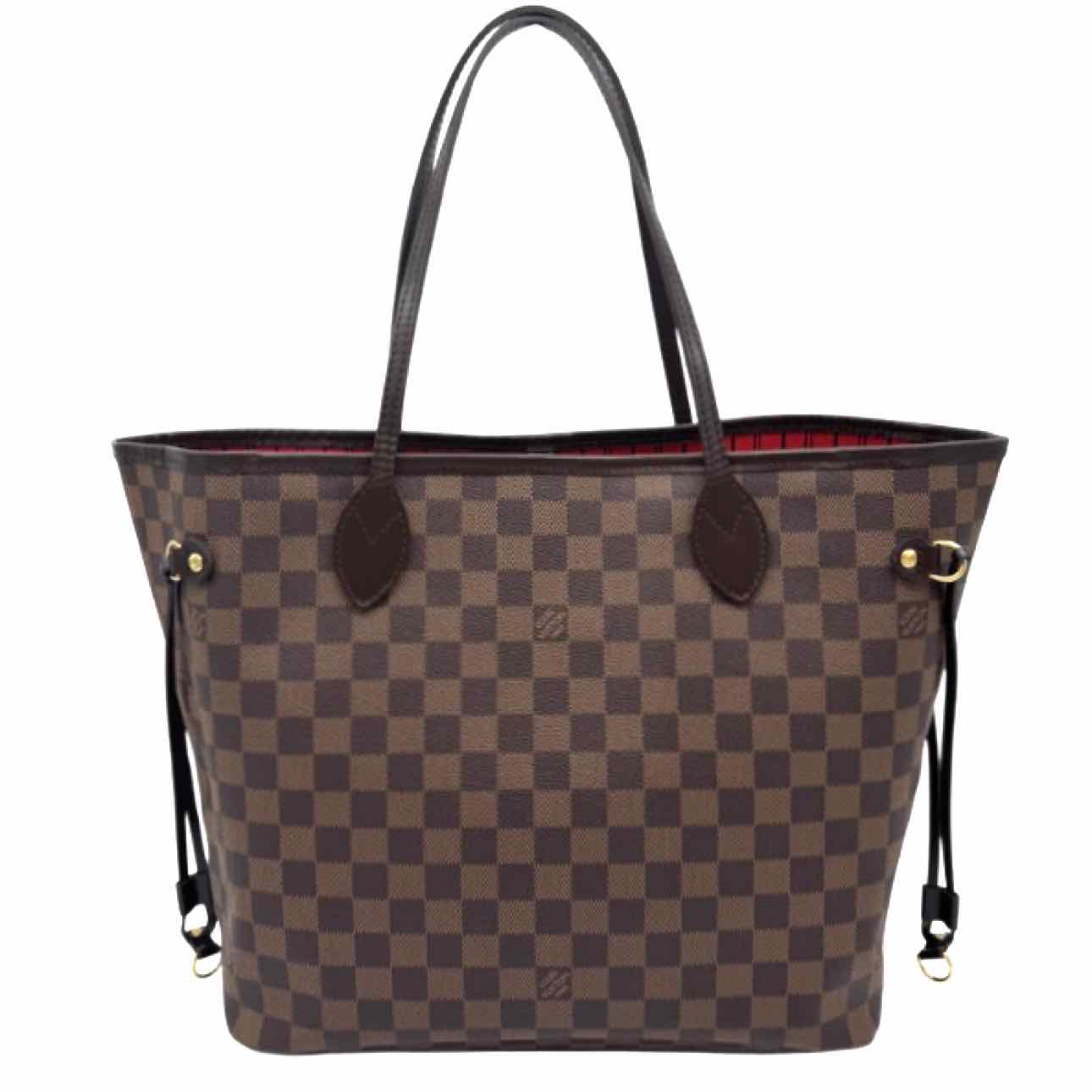 LOUIS VUITTON Damier Ebene Neverfull MM Brown