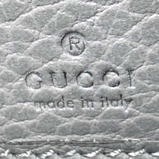 GUCCI GG Marmont Zip Around Wallet Grey (Pre-Owned)