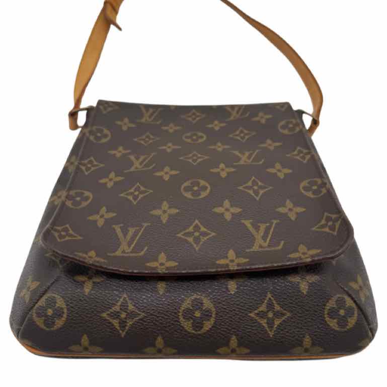 LOUIS VUITTON Monogram Canvas Musette Salsa Brown Crossbody (Pre-Owned)