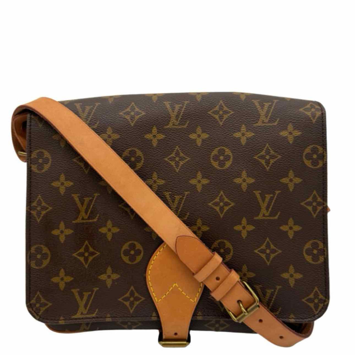LOUIS VUITTON Monogram Canvas Cartouchiere GM Crossbody