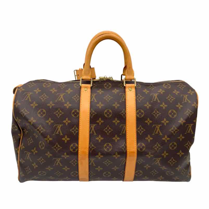 LOUIS VUITTON Monogram Canvas Keepall 45 Duffle Bag (Pre-Owned)