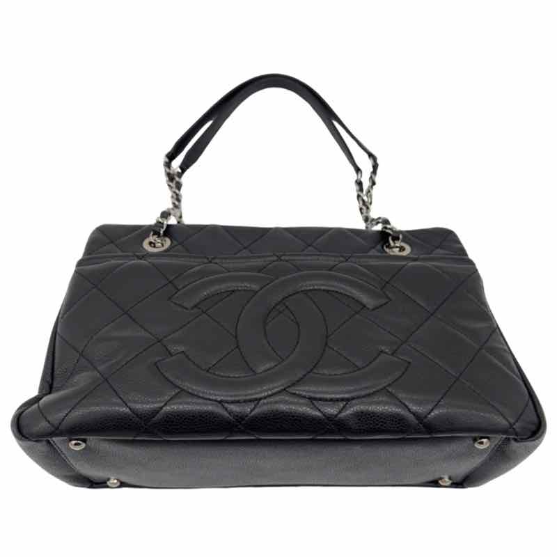 CHANEL Caviar CC Timeless Tote Black (Pre-Owned)