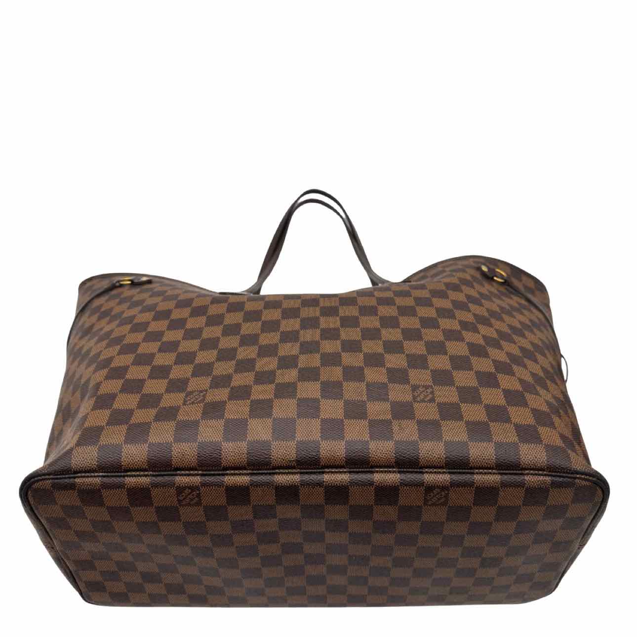 LOUIS VUITTON Damier Ebene Neverfull GM Brown Tote Bag