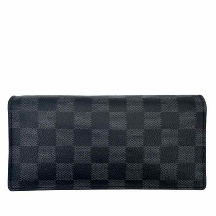 LOUIS VUITTON Damier Graphite Canvas Brazza Bi-Fold Wallet (Pre-Owned)