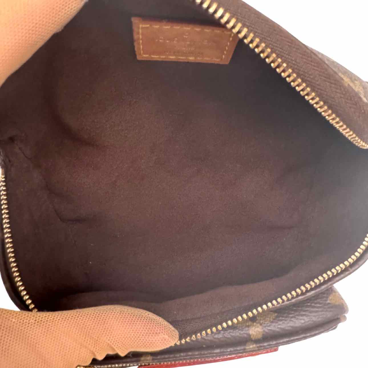 LOUIS VUITTON Monogram Canvas Mini Bumbag Brown