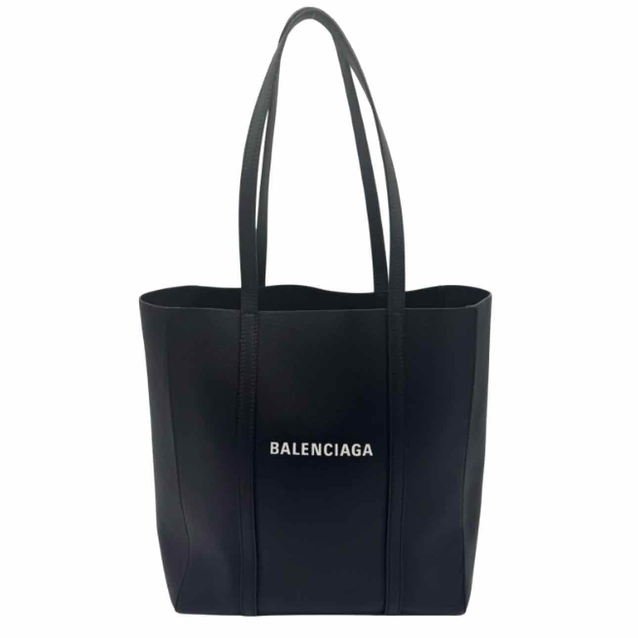 BALENCIAGA Leather Everyday Small Tote Black