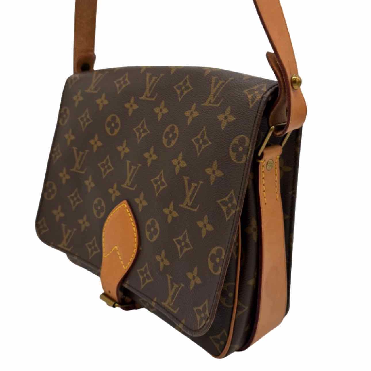 LOUIS VUITTON Monogram Canvas Cartouchiere GM Crossbody