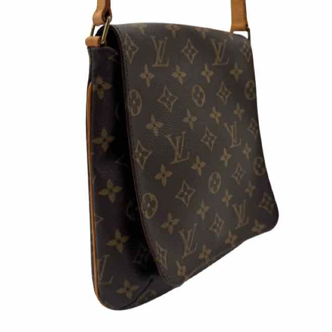 LOUIS VUITTON Monogram Canvas Musette Salsa Brown Crossbody (Pre-Owned)