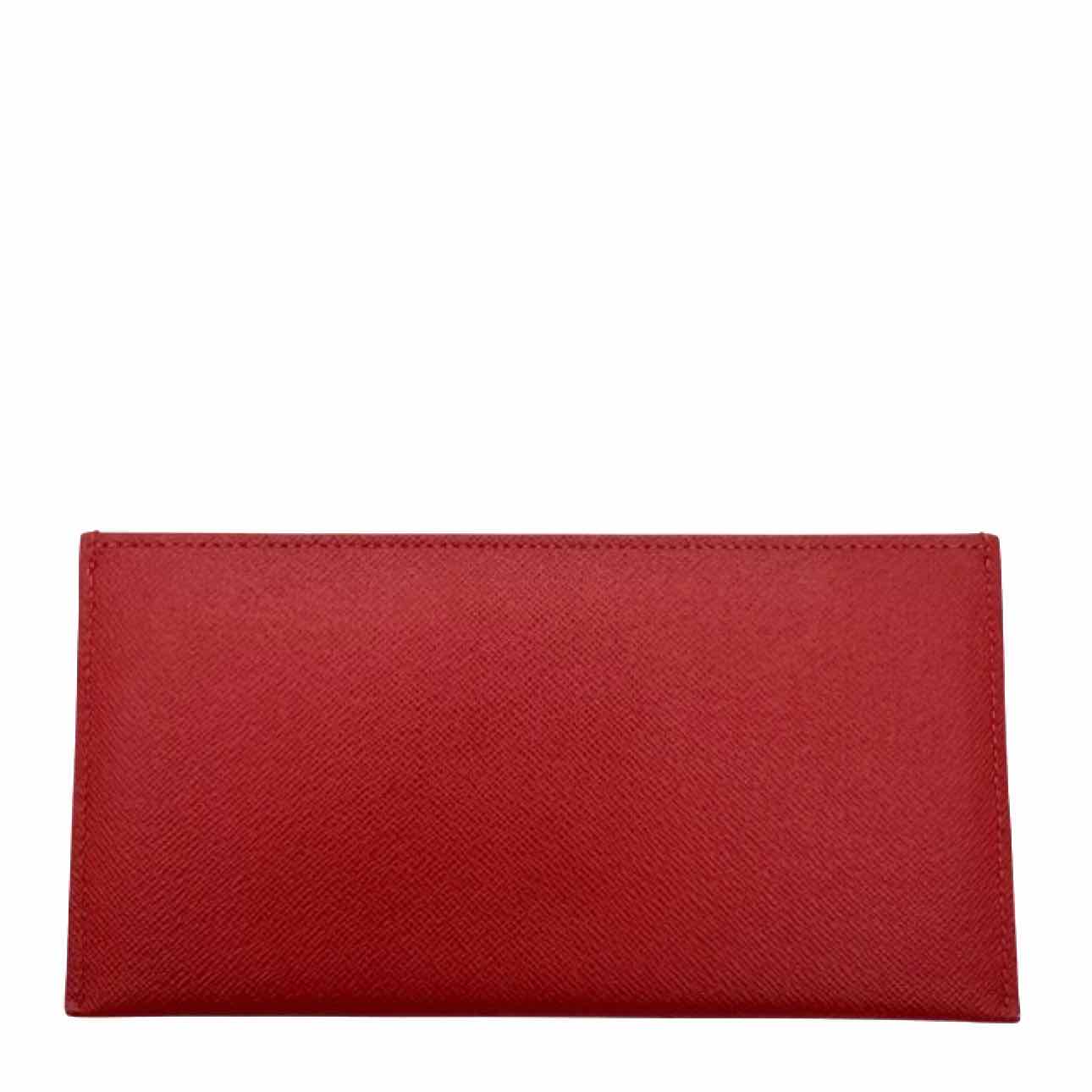 LOUIS VUITTON Damier Ebene Pochette Felicie Cerise Red