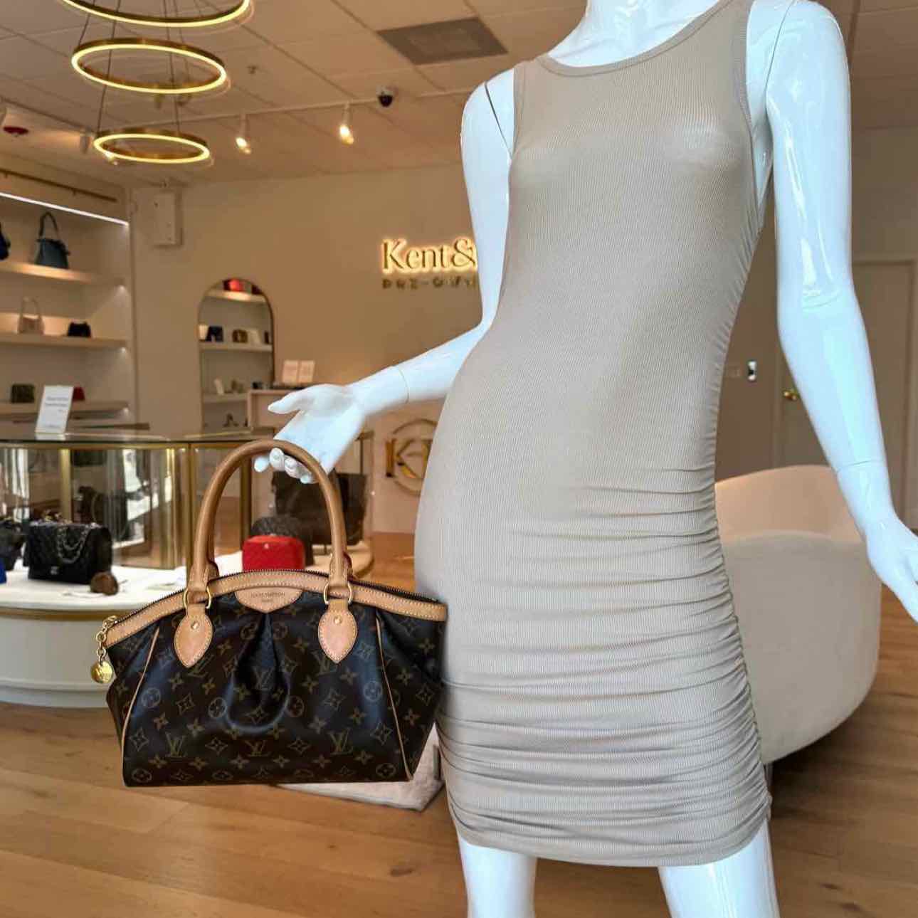 LOUIS VUITTON Monogram Canvas Tivoli PM Brown (Pre-Owned)