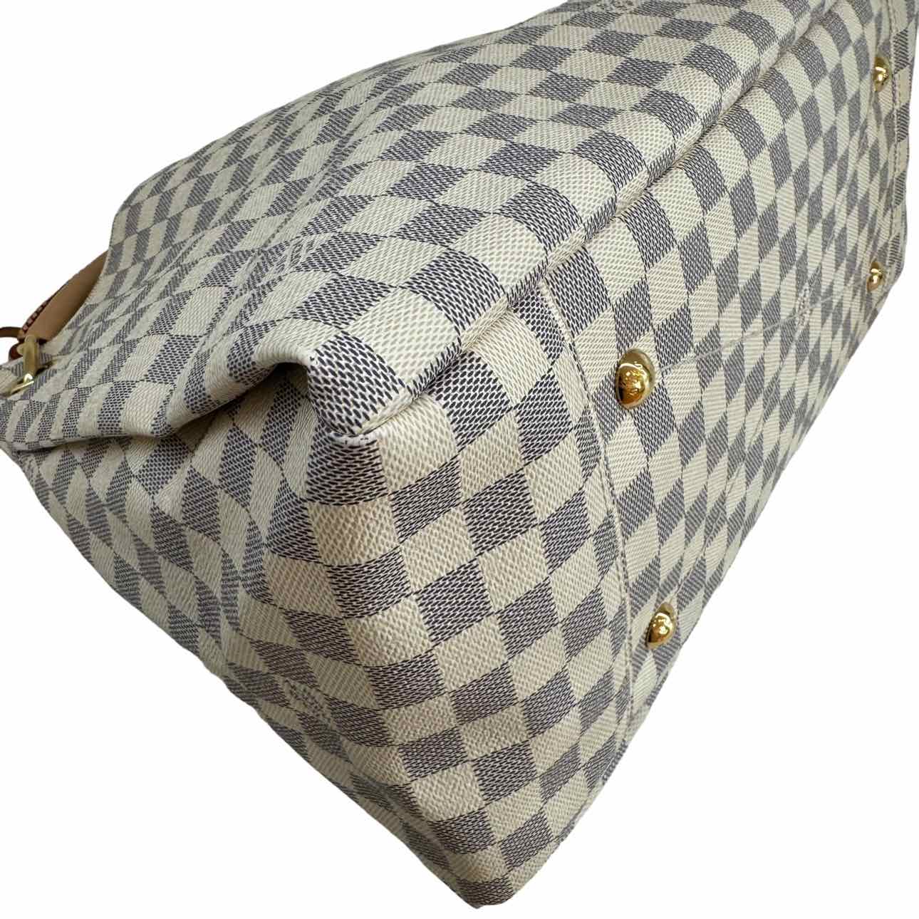 LOUIS VUITTON Damier Azur MM Artsy Handbag (Pre-Owned)