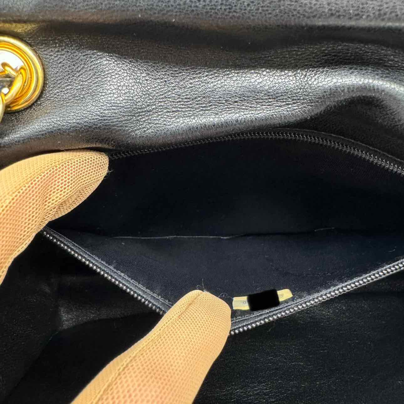 CHANEL Quilted Lambskin Full Flap Coco Mark Shoulder Bag (Pre-Owned)