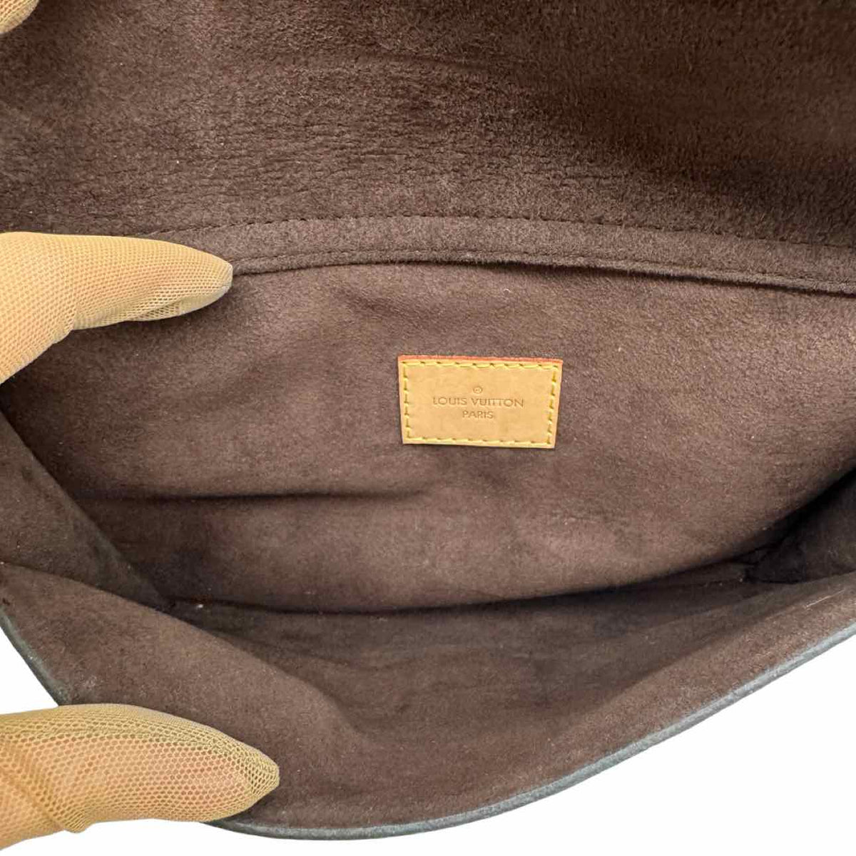 LOUIS VUITTON Monogram Canvas Metis Hobo Bag Brown