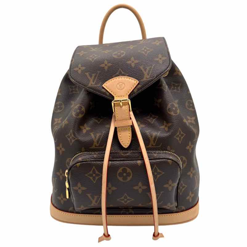 LOUIS VUITTON Monogram Canvas Montsouris PM Brown Backpack (Pre-Owned)