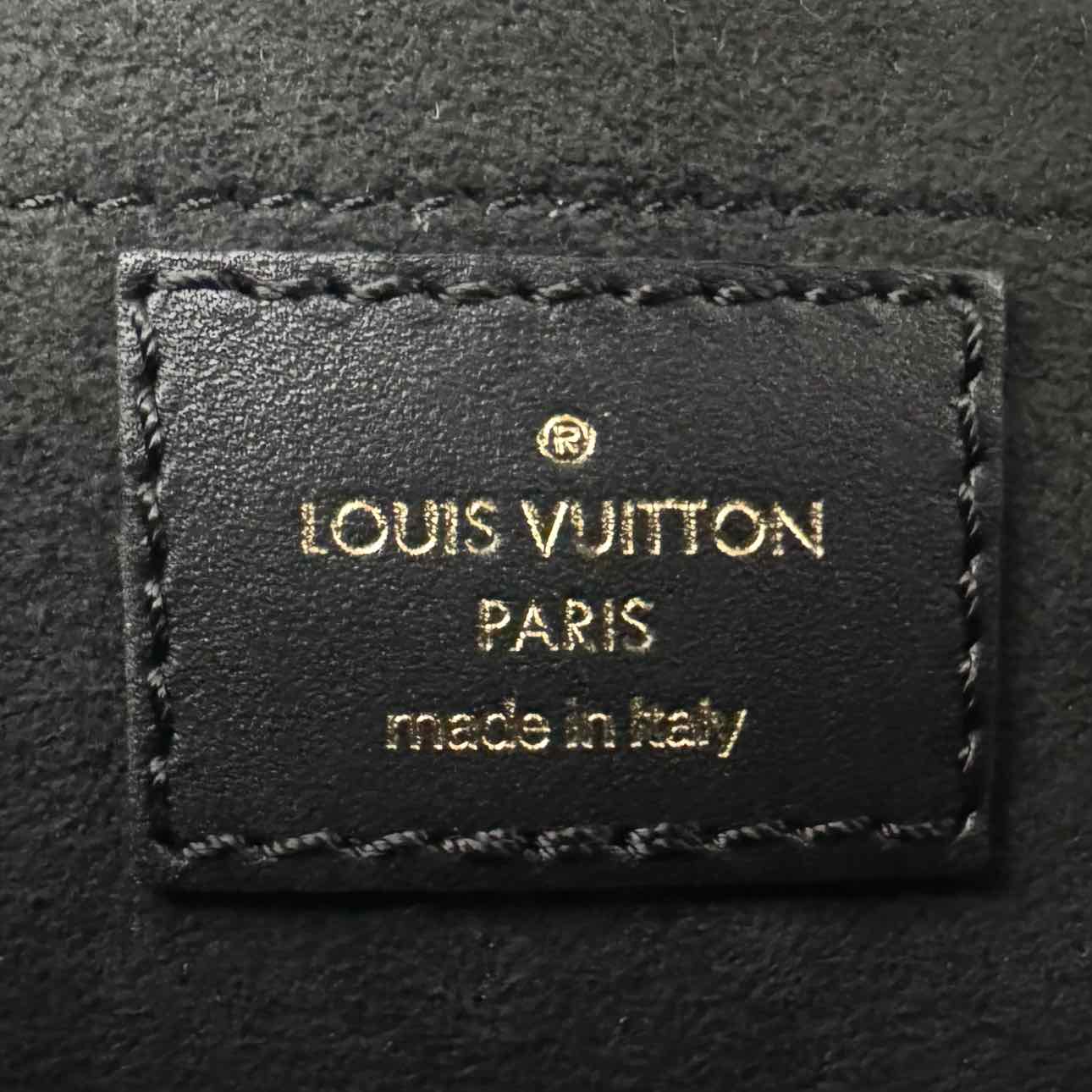 LOUIS VUITTON Calfskin New Wave Heart Crossbody Black