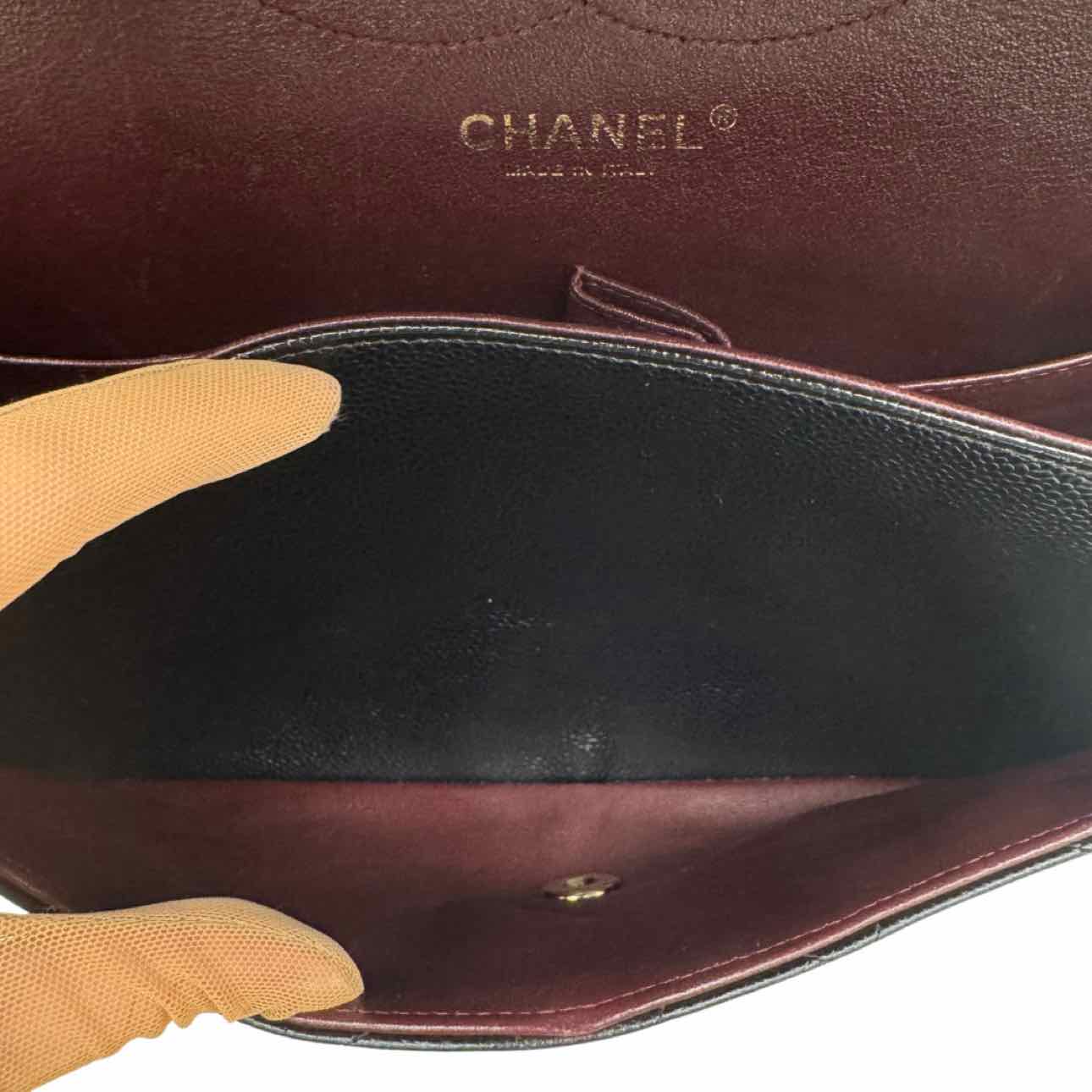 CHANEL Quilted Caviar Classic Double Flap Jumbo