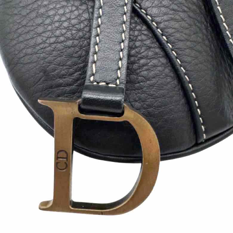 DIOR Saddle Belt Bag Black Size M (Pre-Owned)