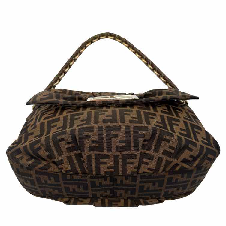 FENDI Mama Bucket Chain Shoulder Bag Green (Pre-Owned)
